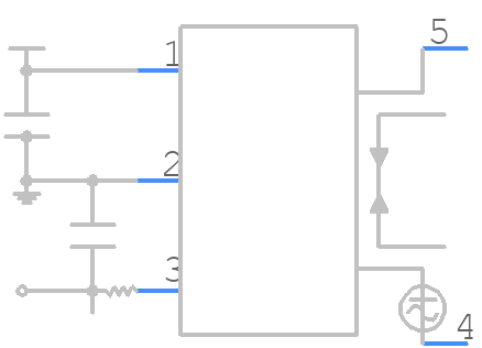 ACS756SCB-050B-PFF-T - Allegro Microsystems - PCB symbol
