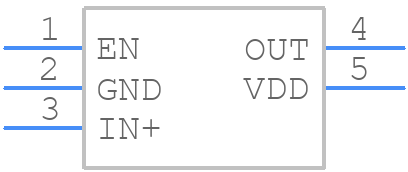 UCC27519DBVR - Texas Instruments - PCB symbol