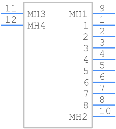 96BB2-006-F - Grayhill - PCB symbol