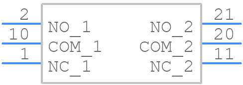 PVA2EEH1 1.7NV2 - LITTELFUSE - PCB symbol