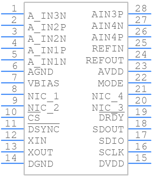 ADS1213EG4 - Texas Instruments - PCB symbol