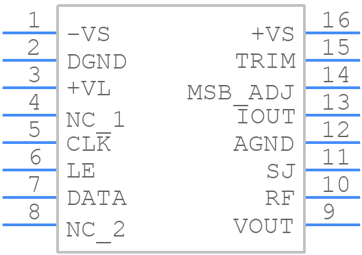 AD1851RZ-J - Analog Devices - PCB symbol