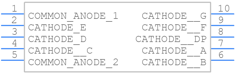 LDS-AD16RI - Lumex - PCB symbol