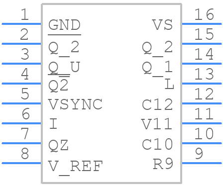 TCA785 - Infineon - PCB symbol