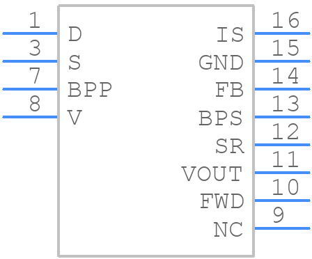 INN2603K - Power Integrations - PCB symbol