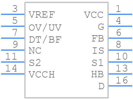 LCS702HG - Power Integrations - PCB symbol