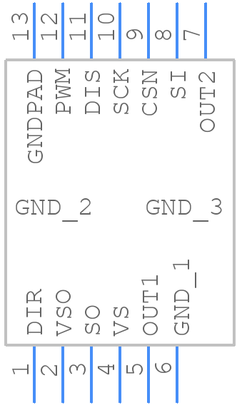TLE9201SG - Infineon - PCB symbol