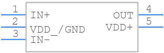 TLV2231IDBVR - Texas Instruments - PCB symbol