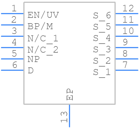 TNY287KG - Power Integrations - PCB symbol