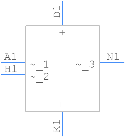 VUO68-16NO7 - LITTELFUSE - PCB symbol