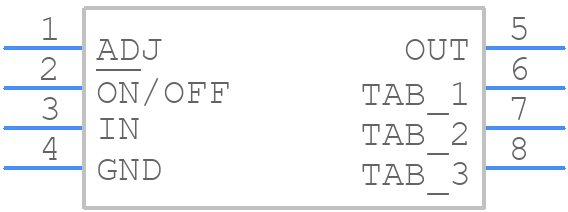 LM2991SX/NOPB - Texas Instruments - PCB symbol
