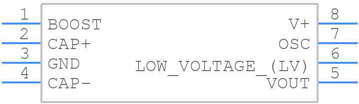 TC1044SEOA - Microchip - PCB symbol