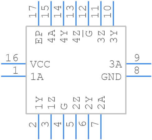 AM26LV31EIRGYR - Texas Instruments - PCB symbol