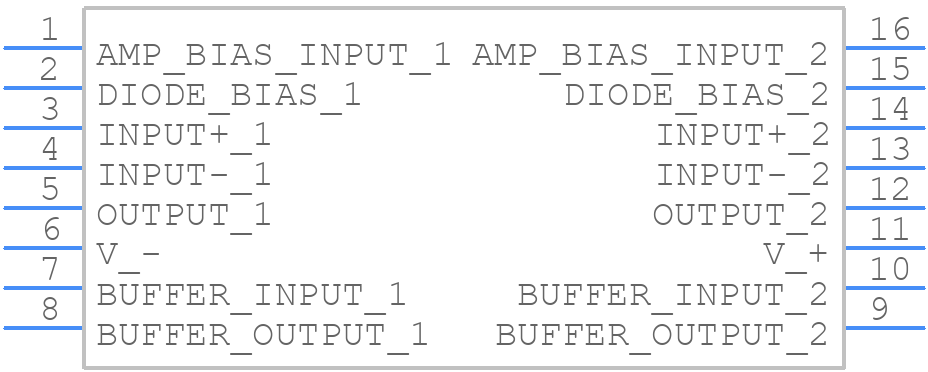 LM13700MX - Texas Instruments - PCB symbol