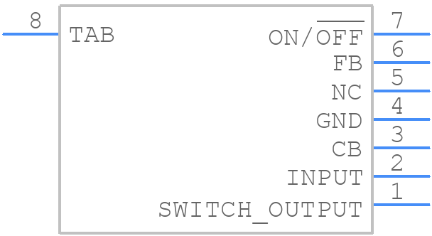 LM2678SX-5.0/NOPB - Texas Instruments - PCB symbol