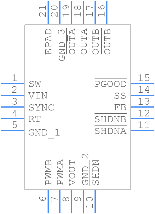 LT3572EUF#PBF - Analog Devices - PCB symbol