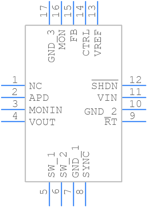 LT3571IUD#PBF - Analog Devices - PCB symbol