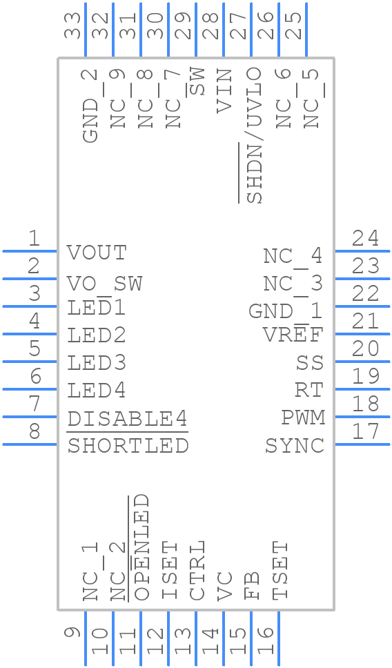 LT3599IUH#PBF - Analog Devices - PCB symbol