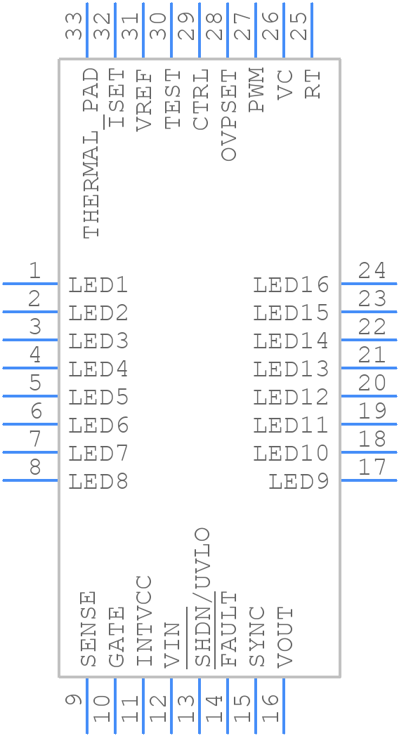 LT3754EUH#PBF - Analog Devices - PCB symbol