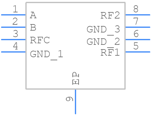 HMC270AMS8GE - Analog Devices - PCB symbol