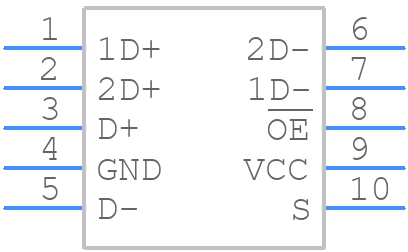 TC7USB40MU,LF - Toshiba - PCB symbol