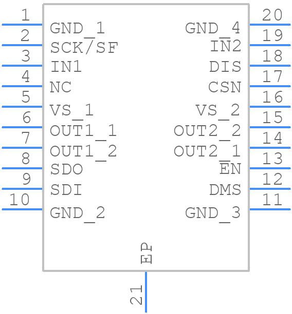 TLE72093RAUMA1 - Infineon - PCB symbol