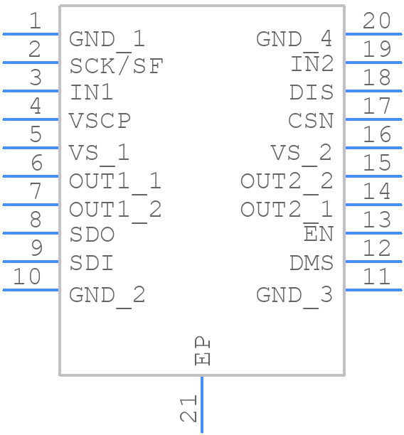 TLE72092RAUMA4 - Infineon - PCB symbol