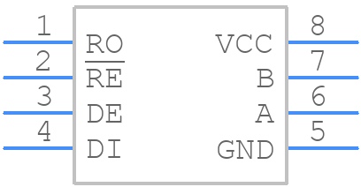 LTC485CS8 - Analog Devices - PCB symbol
