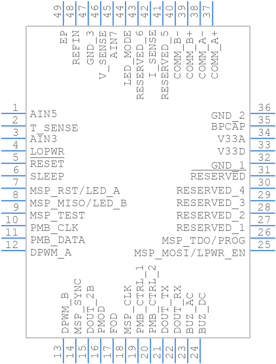 BQ500211ARGZR - Texas Instruments - PCB symbol