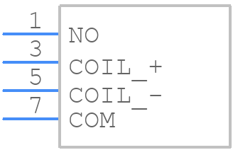 SIL12-1A72-71D - Meder - PCB symbol