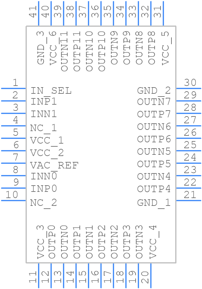 CDCLVP1212RHAT - Texas Instruments - PCB symbol