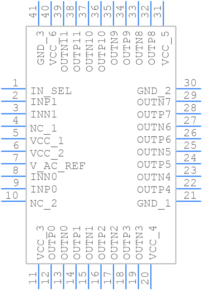 CDCLVP1212RHAR - Texas Instruments - PCB symbol