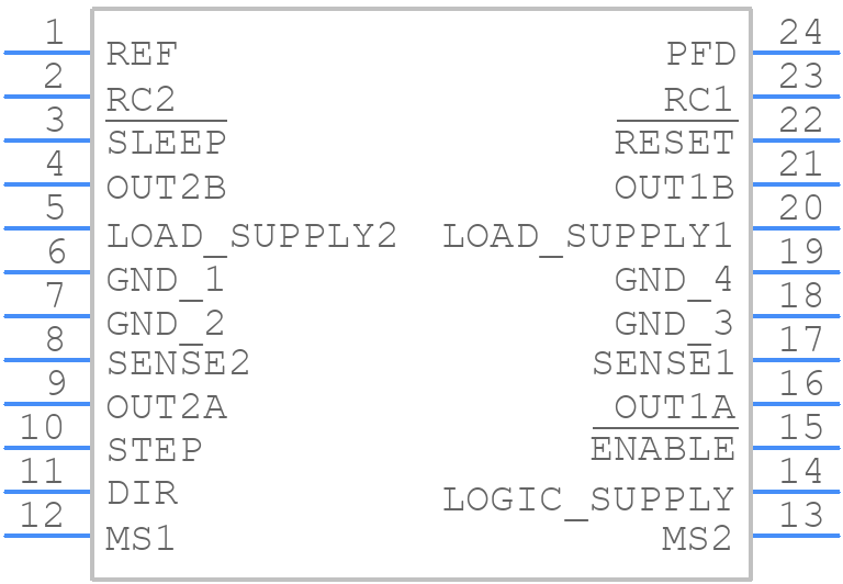 A3967SLB - Allegro Microsystems - PCB symbol