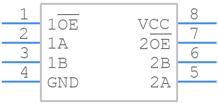 SN74CBTD3306PW - Texas Instruments - PCB symbol