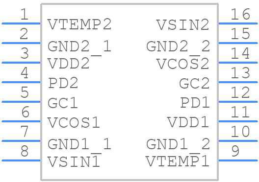 ADA4571-2WHRZ-RL - Analog Devices - PCB symbol