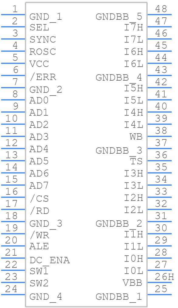 ISO1I813TXUMA1 - Infineon - PCB symbol