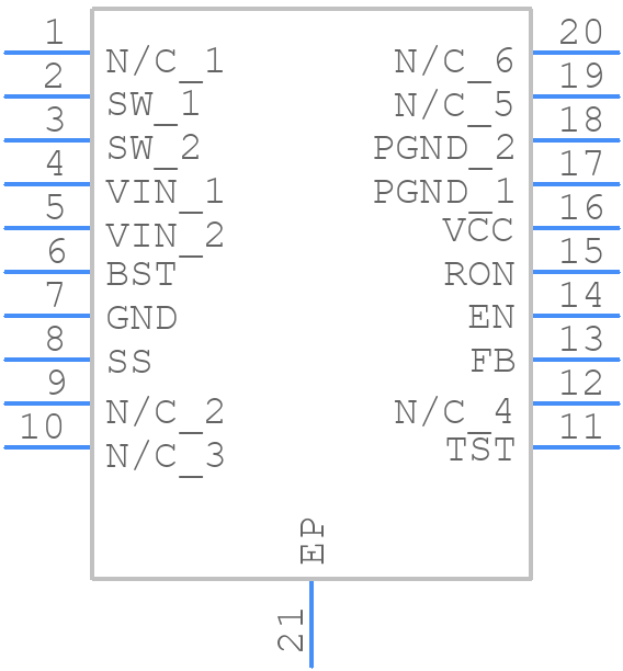LM3100MHX/NOPB - Texas Instruments - PCB symbol