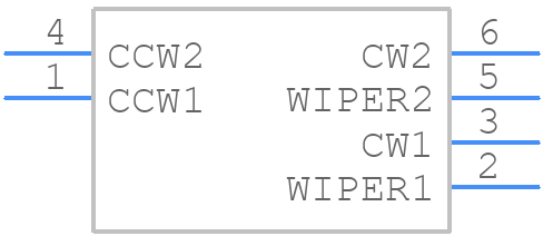 81A2DB28E20E20L - Bourns - PCB symbol