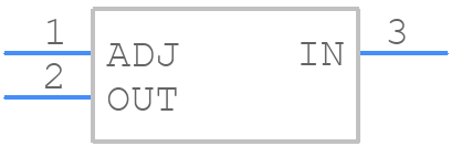 LM317LCPKG3 - Texas Instruments - PCB symbol
