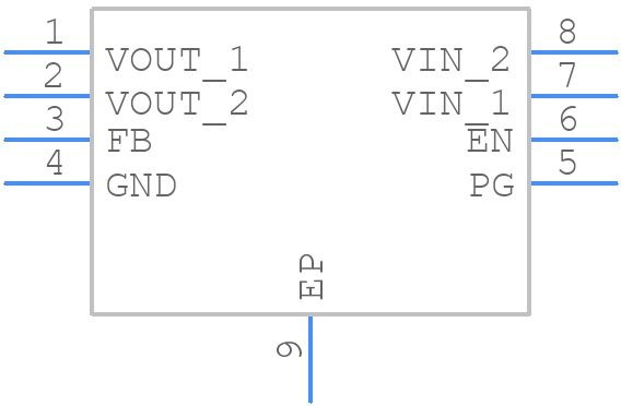MP20045DN-LF-Z - Monolithic Power Systems (MPS) - PCB symbol