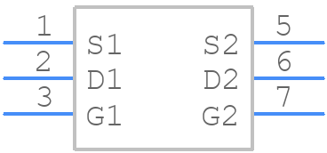 LSK489-TO-71 - Linear Systems - PCB symbol