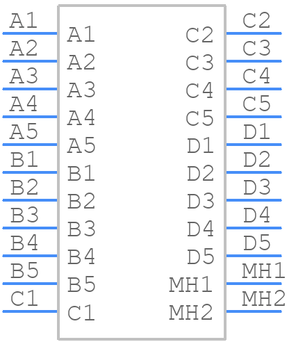 IP5-04-05.0-L-S-1-L-TR - SAMTEC - PCB symbol