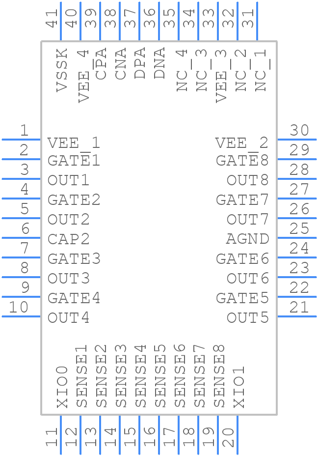 LTC4290BIUJ#PBF - Analog Devices - PCB symbol