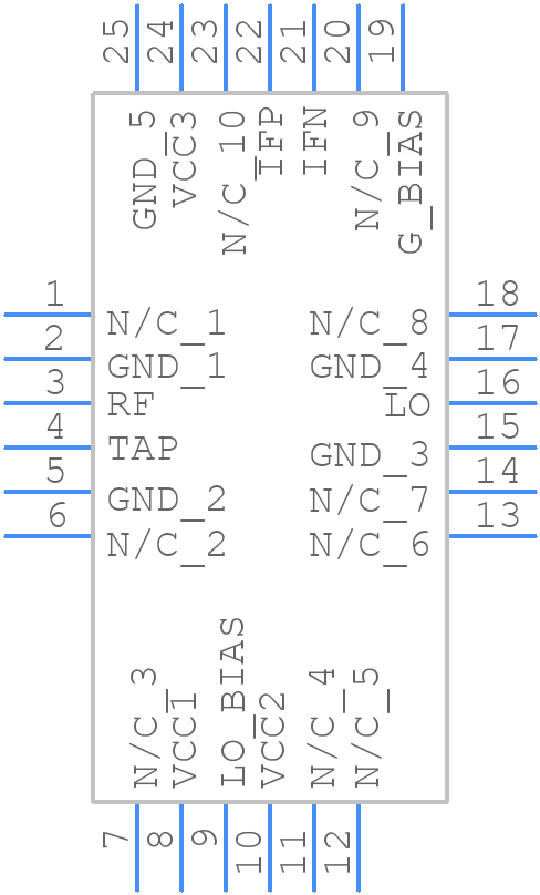 HMC688LP4ETR - Analog Devices - PCB symbol