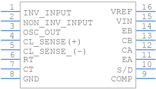 UC3524DW - Texas Instruments - PCB symbol