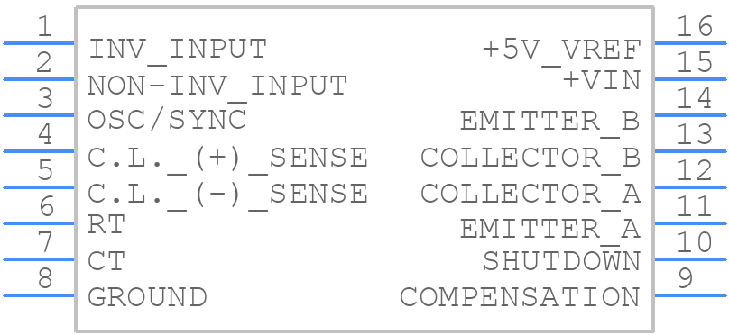 UC3524ADWTRG4 - Texas Instruments - PCB symbol