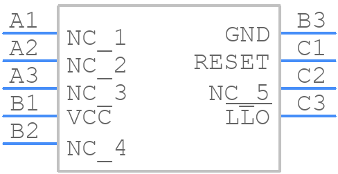 LM3701XBBP-420 - Texas Instruments - PCB symbol