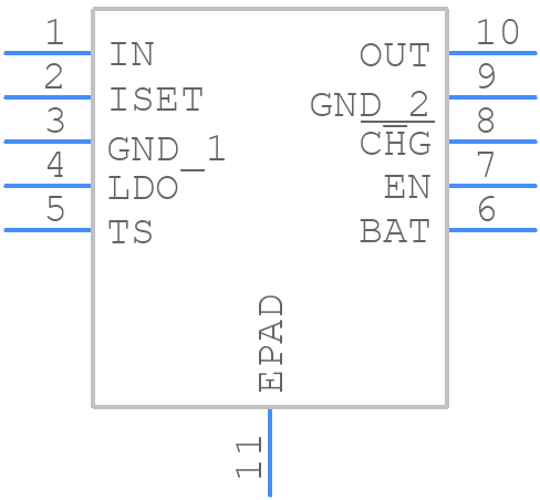 BQ25071QWDQCRQ1 - Texas Instruments - PCB symbol