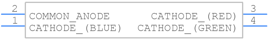 ASMB-BTE1-0B332 - Avago Technologies - PCB symbol