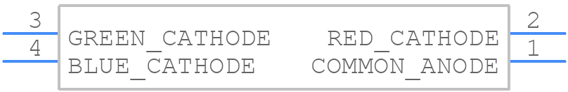 HSMF-C118 - Avago Technologies - PCB symbol